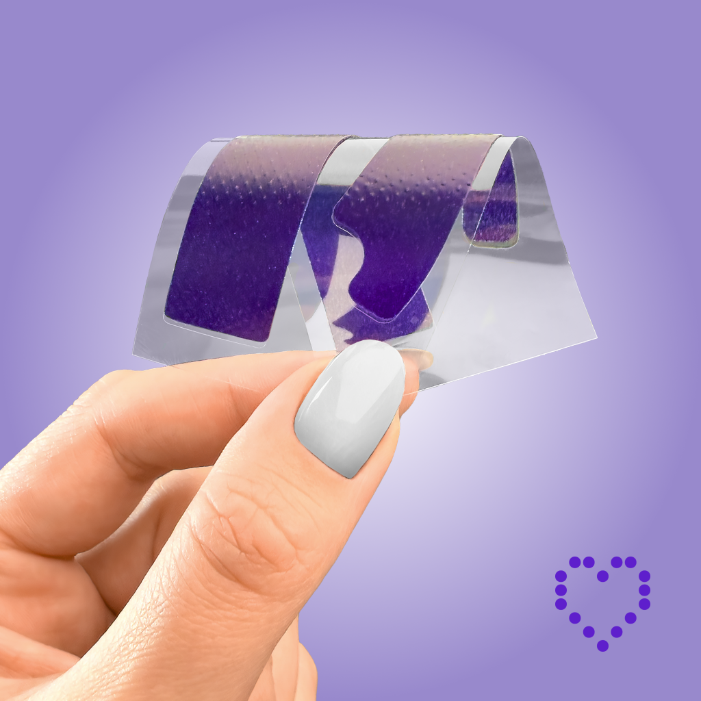 Fialové korekční pásky hello coco